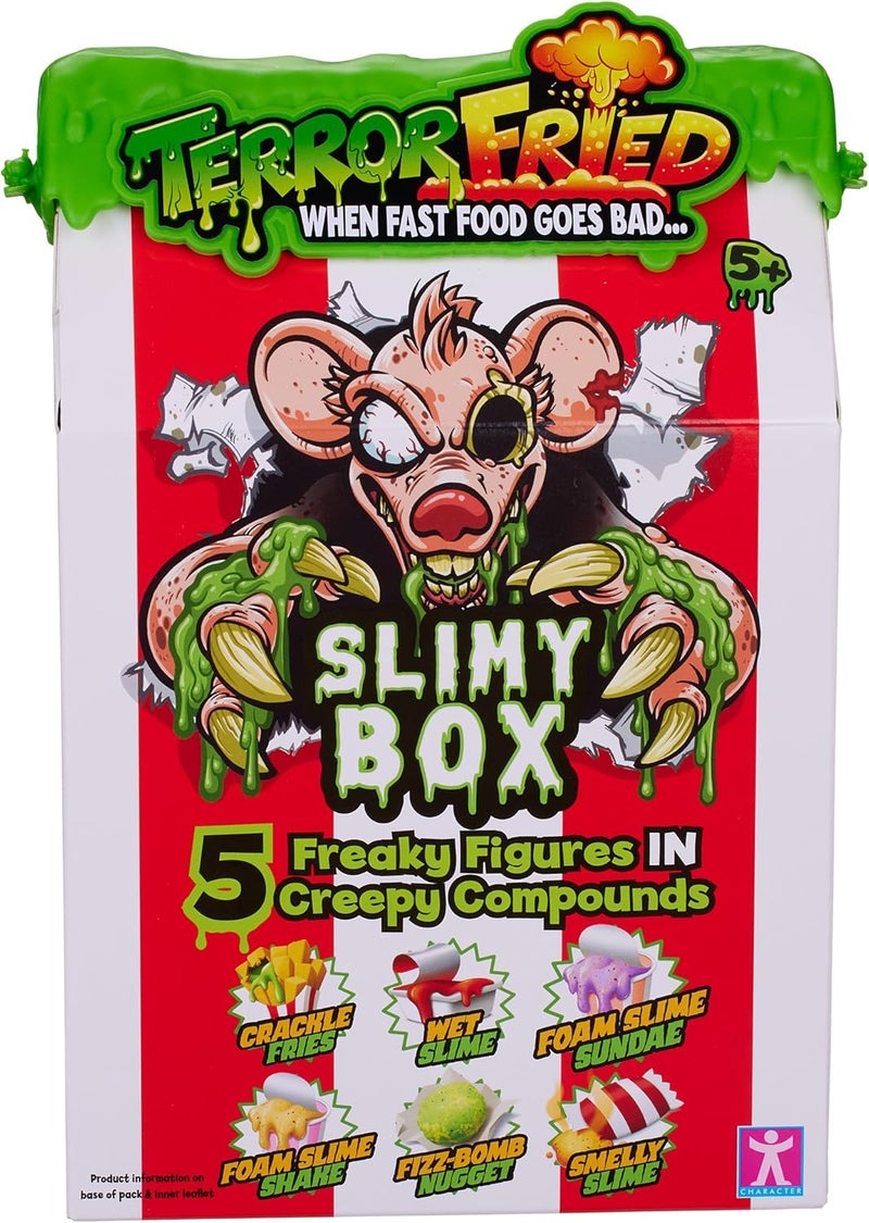 Terror Fried 08094 Slimy Box, When Fast Food Goes Bad, Gross collectables with Slime, Boys Aged 4-10, Multiple Compound Play, Multicolour - Image 1